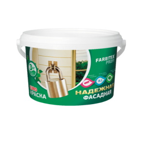 Краска акриловая FARBITEX фасадная 3кг фото из интернет-магазина Строймикс