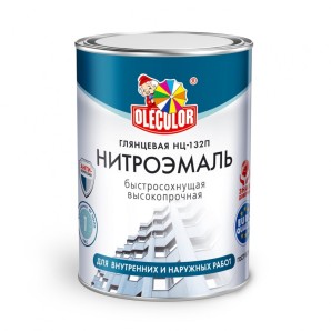 Эмаль НЦ-132П OLECOLOR 0.7кг серый фото из интернет-магазина Строймикс