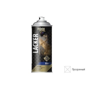 Лак INRAL декоратив.акрил. (золотой) 400мл фото из интернет-магазина Строймикс