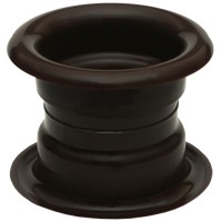 Вентрешетка дверная HARDY д.40мм темно-коричневая 5шт фото в Строймикс