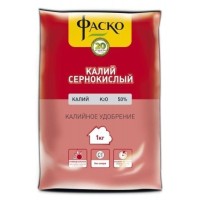 Удобрение минеральн. сухое Фаско на основе Калия сернокислый 1кг фото в Строймикс