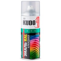 Эмаль KU-1101 универсальная белая матовая 520 мл. фото в Строймикс