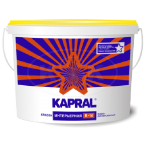 Краска ВД Капрал В-14 ведро 1,5 кг. фото из интернет-магазина Строймикс