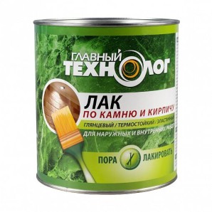 Лак Гл. Технолог НБХ по камню и кирпичу глянец, 0,75л фото из интернет-магазина Строймикс