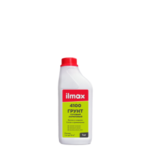 Грунтовка ilmax 4100 полимерная дисперсия 1 кг. (1 л.) фото из интернет-магазина Строймикс