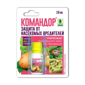 Инсектицид Грин Бэлт Командор от колорадского жука и тли. 10 мл. фото из интернет-магазина Строймикс