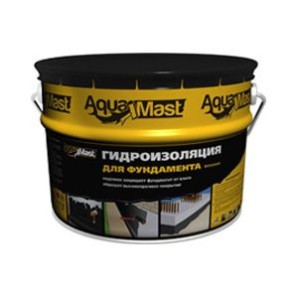 Мастика AguaMast гидроизоляц. битумная холодная 10 кг. фото из интернет-магазина Строймикс