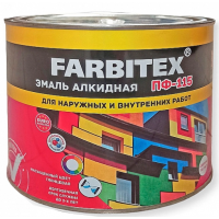 Эмаль алкидная ПФ-115 FARBITEX 1.8кг. морская волна фото в Строймикс