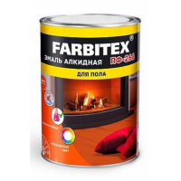 Эмаль алкидная ПФ-266 FARBITEX 0.8кг. желто-коричневый фото в Строймикс