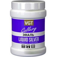 Эмаль ВД-АК-1179 универсальная МЕТАЛЛИК жидкое серебро, 0,23кг фото в Строймикс