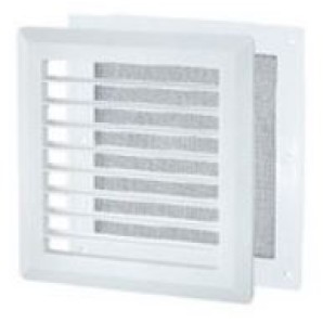 Решетка вент. TDM разъемная с моск. сеткой 175*175мм пря. жалюзи фото из интернет-магазина Строймикс