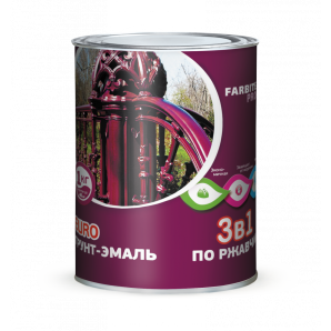 Грунт-эмаль по ржавчине Olecolor 0,9кг, шоколадный фото из интернет-магазина Строймикс