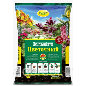 Грунт Фаско Цветочный для цветов, 5 л. фото из интернет-магазина Строймикс