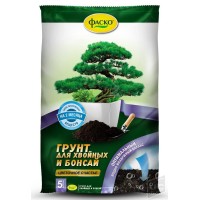 Почвогрунт Фаско Цветочный для хвойных и бонсай, 5 л. фото в Строймикс
