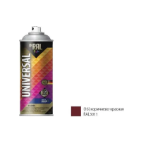 Краска-эмаль INRAL аэроз.универсальная (коричнево-красный) 400мл (3011) фото в Строймикс