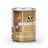 Эмаль декоративная EUROCLASS с молотковым эффектом 0.8кг. черная фото в Строймикс