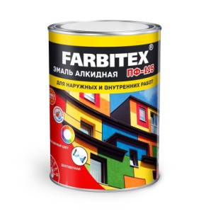 Эмаль алкидная ПФ-115 FARBITEX 1,8кг, сиреневый фото из интернет-магазина Строймикс