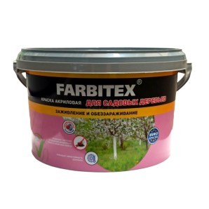 Краска для садовых деревьев 