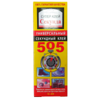 Клей-гель 505 секунда универсальный 6гр. фото в Строймикс