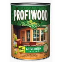 Антисептик PROFIWOOD лаковый тонир. атмосферост.алкидный орегон 0,75 л/0,7 кг фото в Строймикс