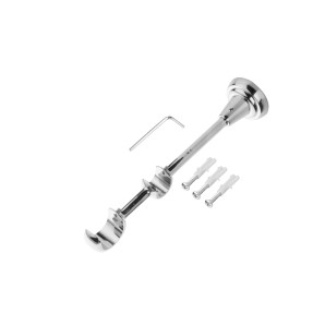 Держатель двойной Д25/16мм ХРОМ фото из интернет-магазина Строймикс