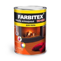 Эмаль алкидная ПФ-266 FARBITEX 0.8кг. красно-коричневый фото в Строймикс