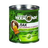 Лак по камню и кирпичу матовый фото в Строймикс