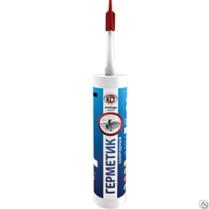 Герметик акриловый (мастика) для нар/внутр работ, санитарный, прозрачный 0,28кг, туба фото из интернет-магазина Строймикс