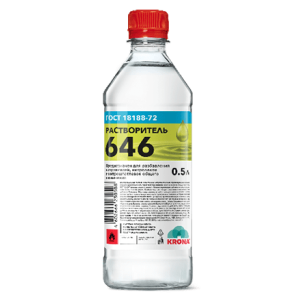 Растворитель 646 КРОНА 0,25л фото из интернет-магазина Строймикс