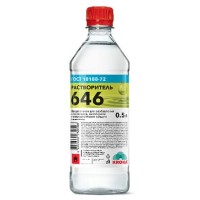 Растворитель 646 КРОНА 0,5л фото в Строймикс