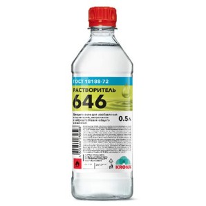Растворитель 646 КРОНА 0,5л фото из интернет-магазина Строймикс