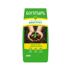 Биогрунт Богатырь для рассады универс.10л фото из интернет-магазина Строймикс