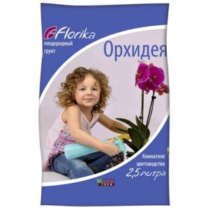 Грунт Флорика Орхидея 2,5л фото из интернет-магазина Строймикс