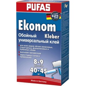 Клей обойный унив. Ekonom 300г фото из интернет-магазина Строймикс