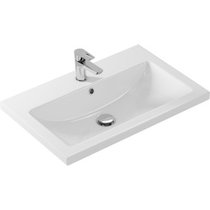 Раковина встраиваемая Сомо 70 1 отв белый Сорт 1 фото из интернет-магазина Строймикс