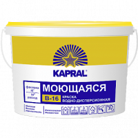 Краска ВД Капрал В-16 1л ведро 1,5 кг. фото в Строймикс