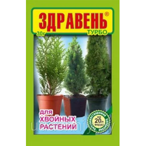 Удобрение Здравень Хвойные растен. Турбо 30г. фото из интернет-магазина Строймикс