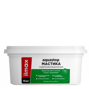 МАСТИКА ГИДРОИЗОЛЯЦИОННАЯ ilmax ready aquastop. 4.0 кг фото из интернет-магазина Строймикс