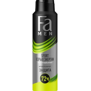 Антиперспирант FA MEN взрыв энергии спорт 150 мл фото из интернет-магазина Строймикс
