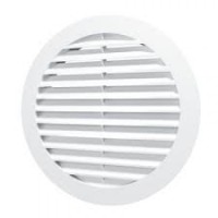 Вентрешетка круглая с фланцем 100мм ЭРА фото в Строймикс