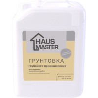 Грунтовка HAUS MASTER глубокого проникновения 10 л (10 кг) фото в Строймикс