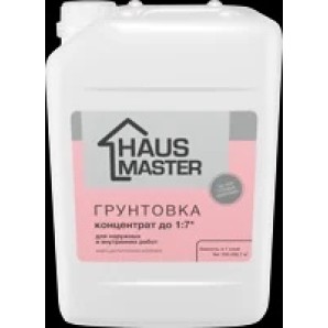 Грунтовка HAUS MASTER концентрат 5 л (5 кг) фото из интернет-магазина Строймикс