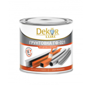 Грунтовка ГФ-021 DEKOR белая 0.8 кг фото из интернет-магазина Строймикс