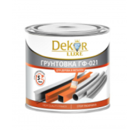 Грунтовка ГФ-021 DEKOR серая 0.8 кг фото в Строймикс