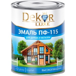 Эмаль ПФ-115 DEKOR голубая 1.8 кг фото из интернет-магазина Строймикс