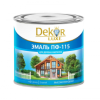 Эмаль ПФ-115 DEKOR серая 1.8 кг фото в Строймикс