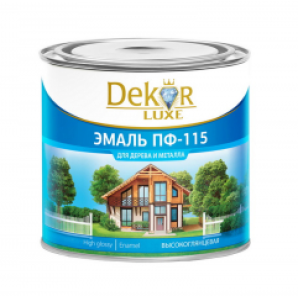 Эмаль ПФ-115 DEKOR серая 1.8 кг фото из интернет-магазина Строймикс