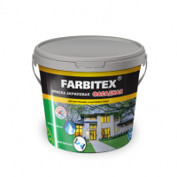 Краска акриловая FARBITEX фасадная 1.1 кг. фото в Строймикс