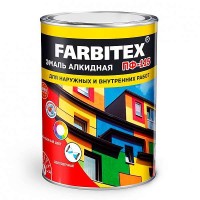 Эмаль алкидная ПФ-115 FARBITEX 0,8кг, сиреневый фото в Строймикс