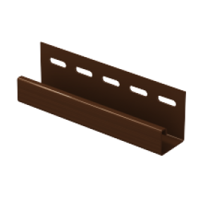 J-планка ПВХ 0044Н , 497С, коричневый фото из интернет-магазина Строймикс